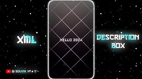 HELLO 2024 _😈HAPPY NEW YEAR STATUS VIDEO 🤩🔥 NEW TREND XML FILE 🎟️🦋@souvikyt220