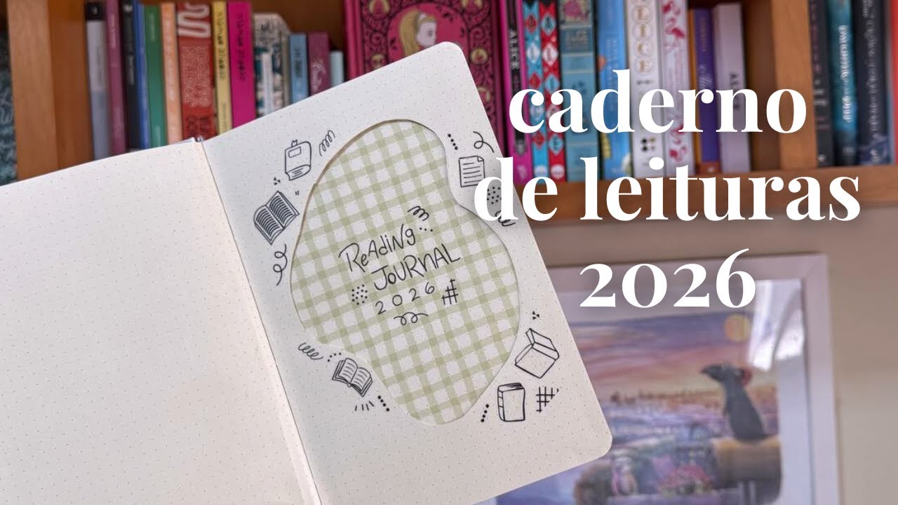 MEU CADERNO DE LEITURAS 2026 | reading journal