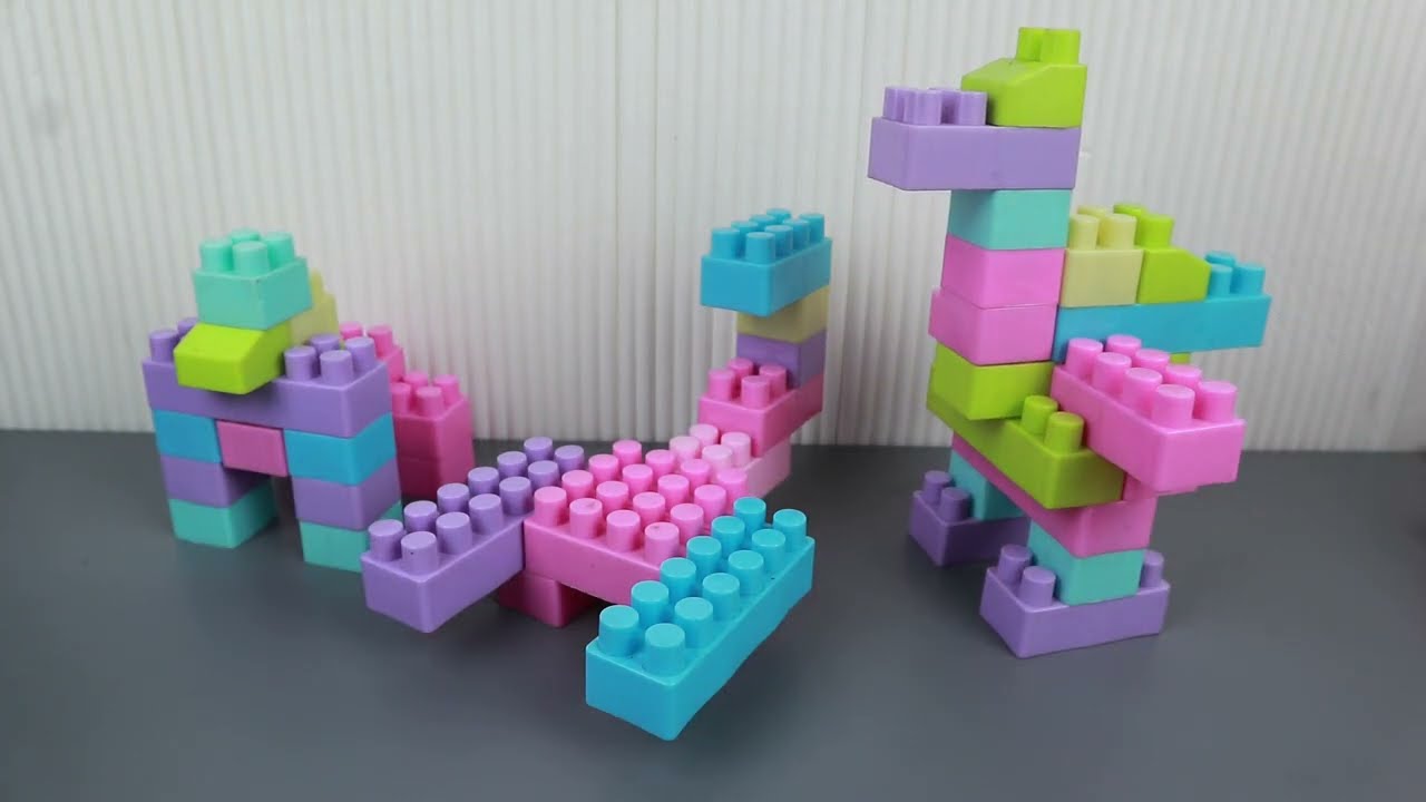 ASMR Building Gorilla, Scorpion & Ostrich | Satisfying Block Art by Adekun MotionCraft