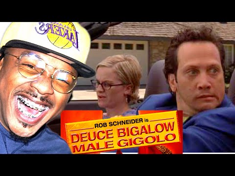 Watching 'deuce bigalow' for the FIRST time (movie reaction).... I teared up with laughter