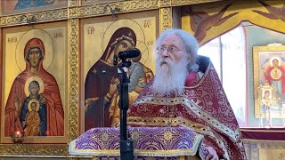 Воскресение Словущее. Проповедь на память обновления храма Гроба Господня в Иерусалиме. 26.09.2025