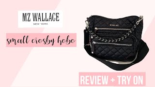 MZ Wallace Small Crosby Hobo  Review + Try on