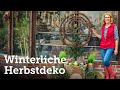 DIY: Herbstlich | Winterliche Topfbepflanzung vorm Haus mit genialer, natürlicher Deko! 🤗