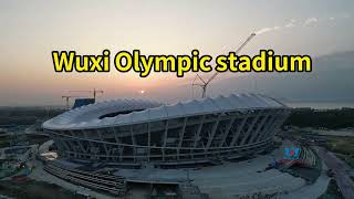 Wuxi Olympic Stadium ETFE Cushion & PTFE Roofing & Canopy Under Construction