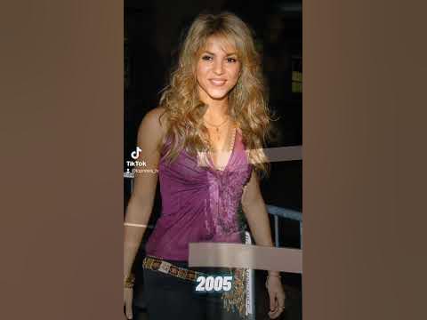 Then And Now Of "Shakira" From 1991 to 2022 - YouTube