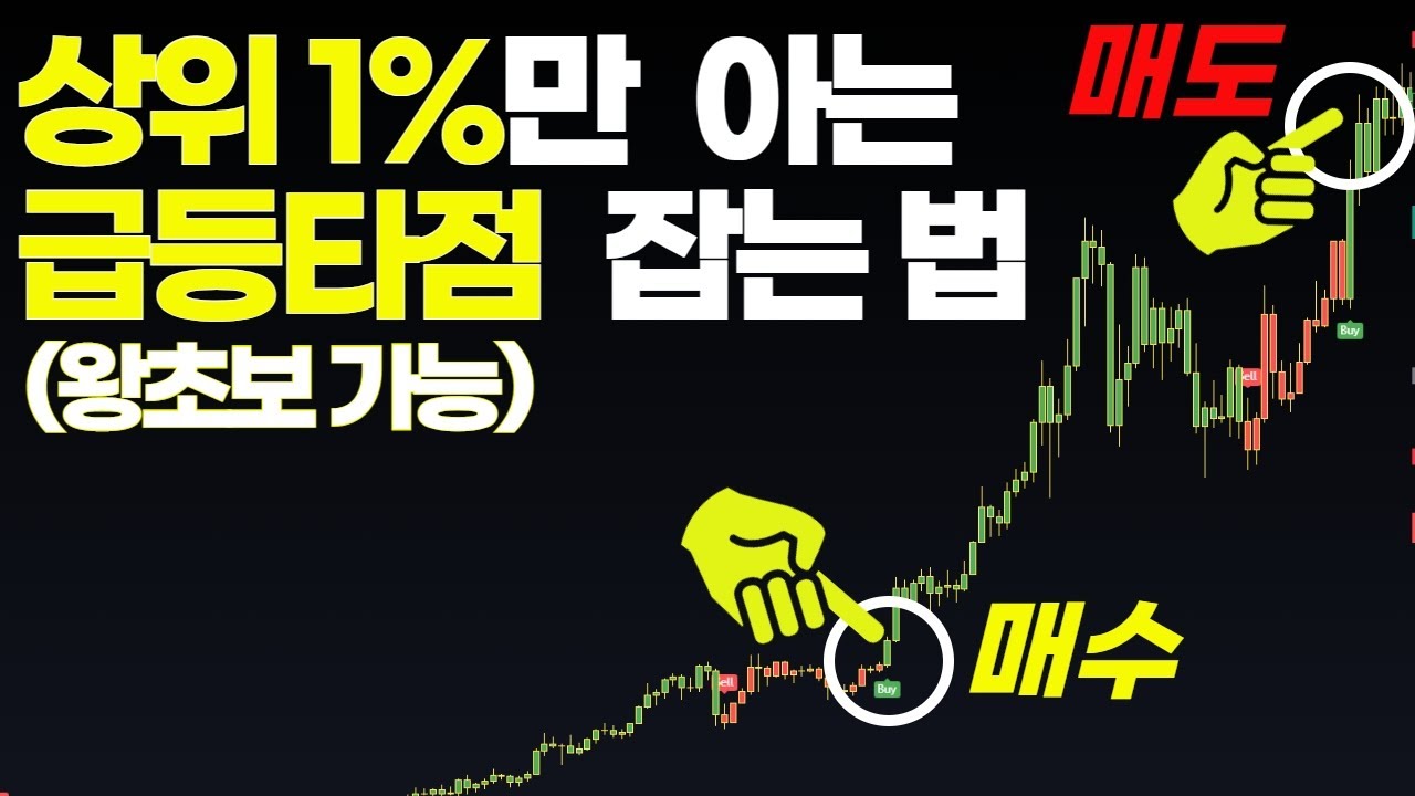 시장에 돈 갖다 바치고 알게된 급등 타이밍잡는 매매기법
