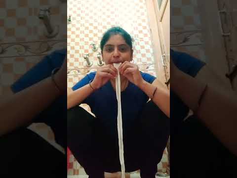 Vastra Dhauti | Yogic method for cleaning stomach#shorts #dailyyoga #shatkarma #yoga