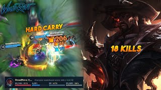 INSANE MID LUCIAN HARD CARRY!! | 50K DMG DEALING 18 KILLS | WILDRIFT