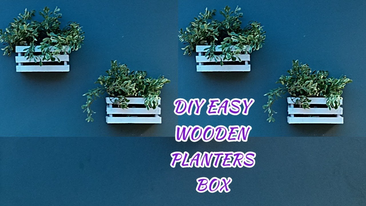My DreamDIY Wooden planter Box / How to make simple Easy wooden plant
