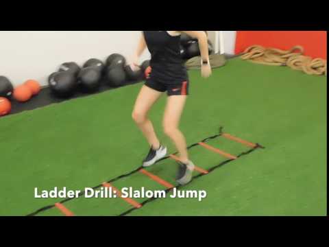Ladder Drill: Slalom Jump