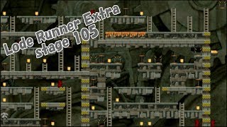 Lode Runner Extra Stage 105 着地