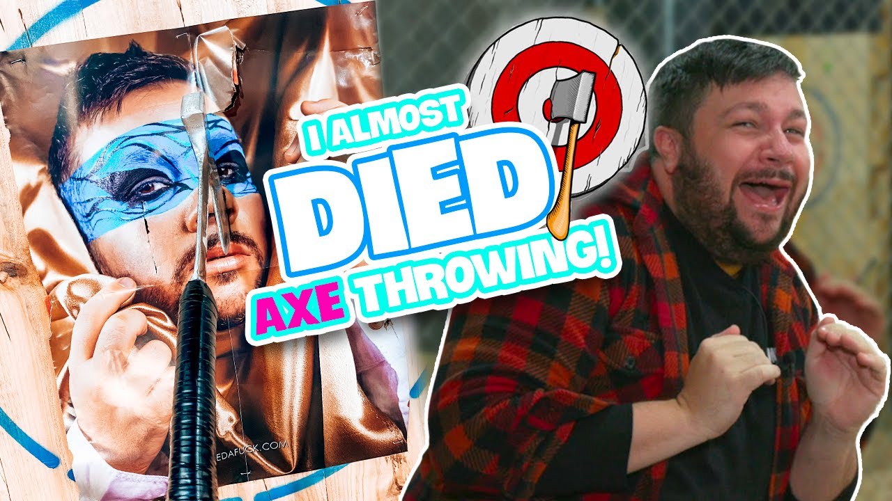 I went Axe Throwing and almost DIED! | Christian Hull