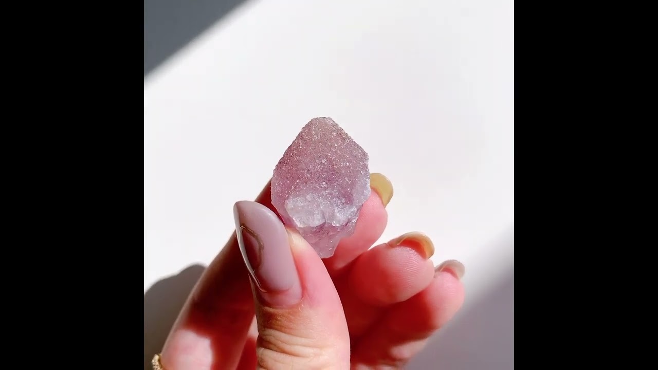 シュガーキャップアメジスト 原石 | 2月誕生石 | Crystals by Purely