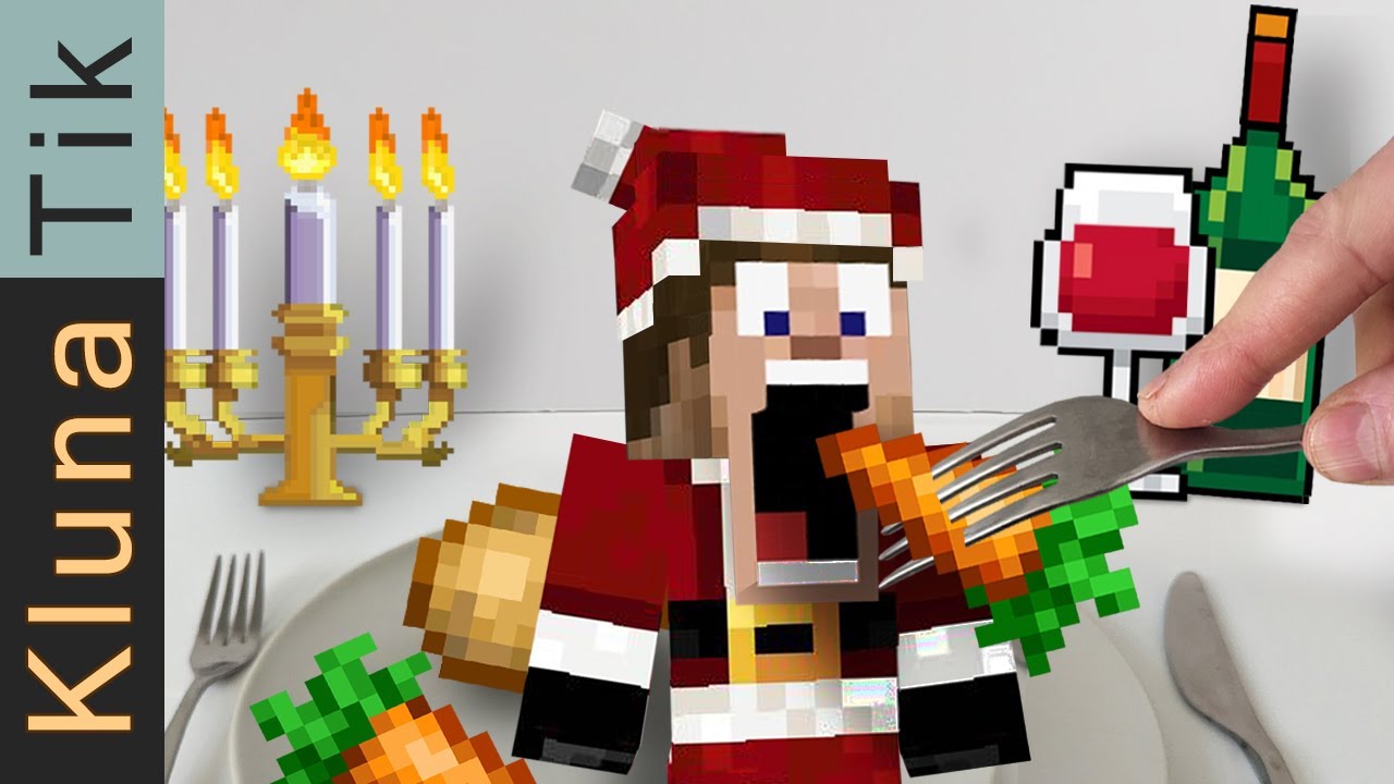 Minecraft Christmas Dinner in Real life!  