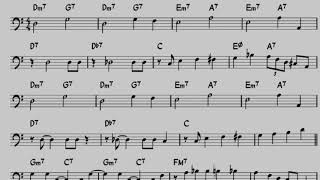 名演で学ぶスタンダードジャズベース④-1 Satin Doll(Theme)  Eddie Higgins /Bass(Unknown) サテンドール①