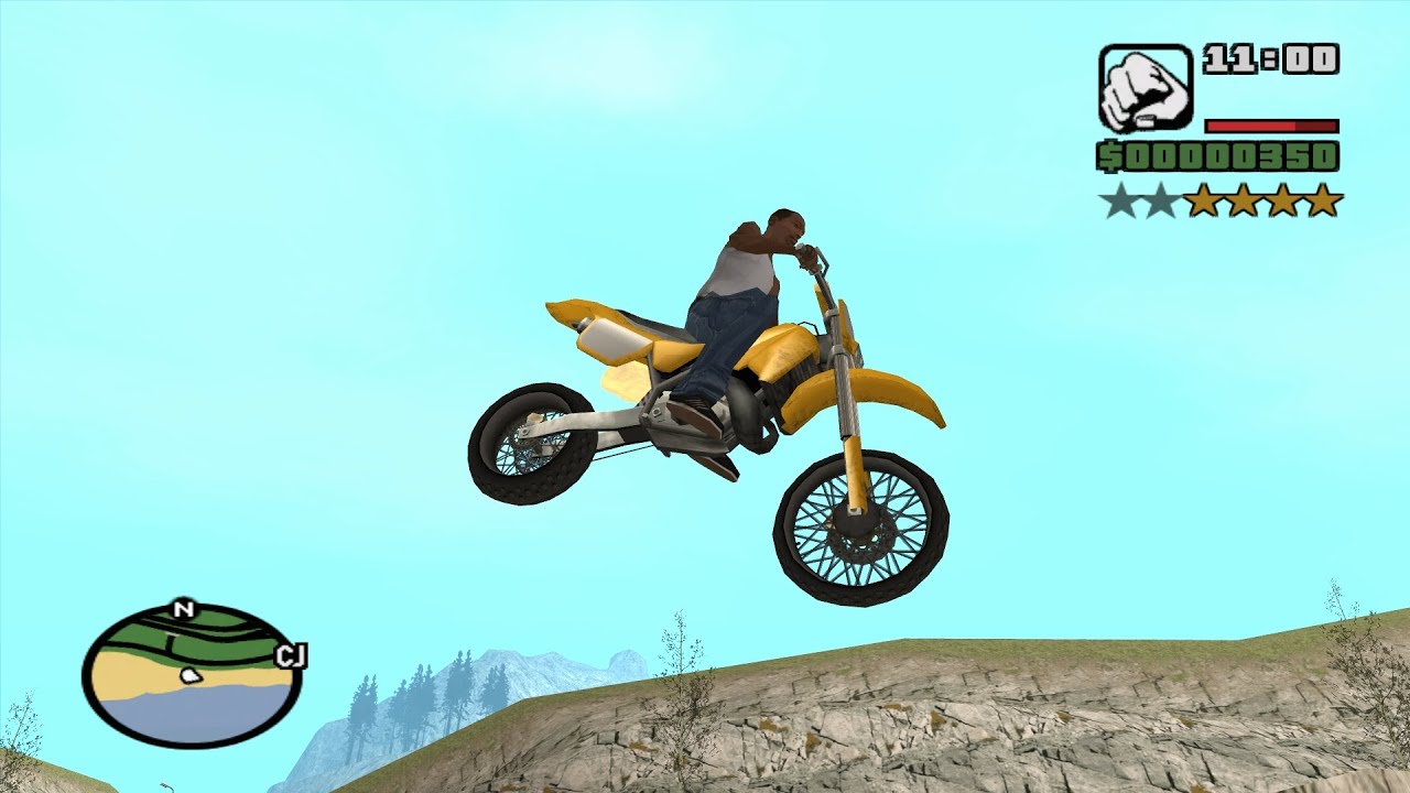 How to do Stunt Jump 53 at the beginning of the game GTA San Andreas