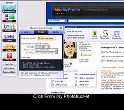 layout editor help - background - photobucket