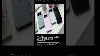 Top 10 most popular mobile phones for this week announced