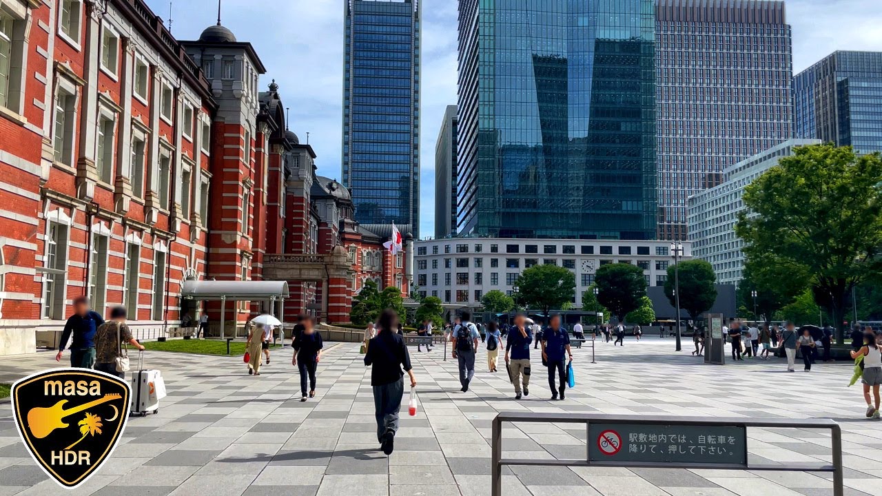 大手町 丸の内 日比谷 東京散歩 2025.7 Otemachi Marunouchi Hibiya Tokyo Walk 4K HDR