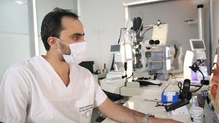 الدكتور اسماعيلي العلوي عبد الله اخصائي في طب وجراحة العيون هكذا يتم التعامل مع المرضى في زمن كورونا