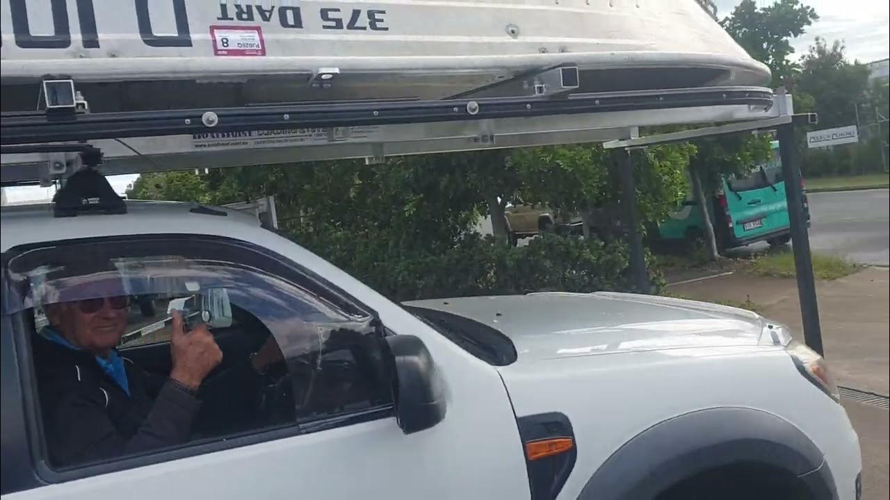 The BoatHoist electric boat loader fitted to a 5th wheel tow vehicle