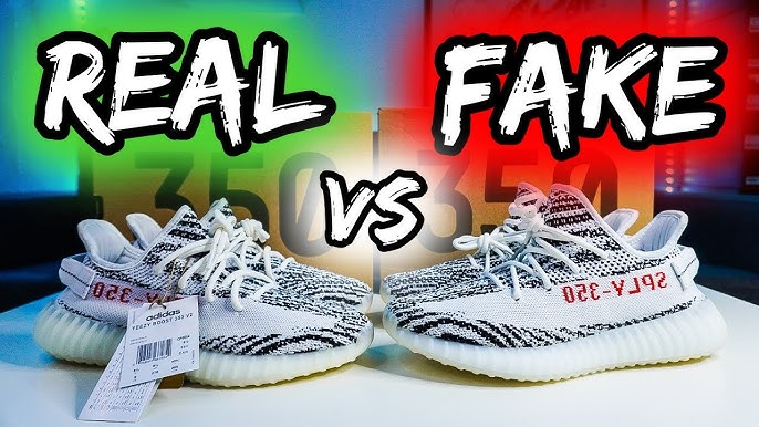 Real vs. Fake" YEEZY Boost 350 V2 Zebra (REPLICA RANT) - YouTube