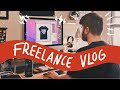 STUDIO VLOG ✸ A Peaceful, Productive Day Designing Merch