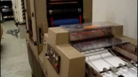 DIDDE APOLLO 17 COMPACT WEB PRESS 2 COLOR and PERFECTER SUPER CLEAN