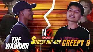 THE Warrior Vs Creepy G |Rap battle Nepal |No Excuses 2025