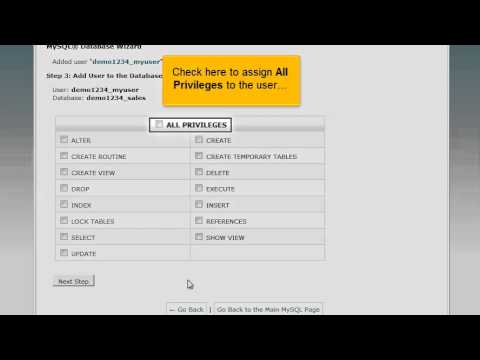 How To Create a MySql Database in CPanel