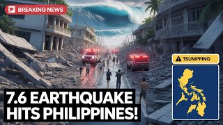 Massive 7.6 Earthquake Strikes the Philippines — Tsunami Warning in Effect!