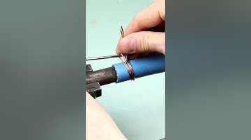 Make Your Own Hose Clamp with Wire! #shorts