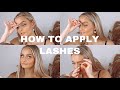 HOW TO APPLY FALSE LASHES FOR BEGINNERS | DO'S AND DONT'S