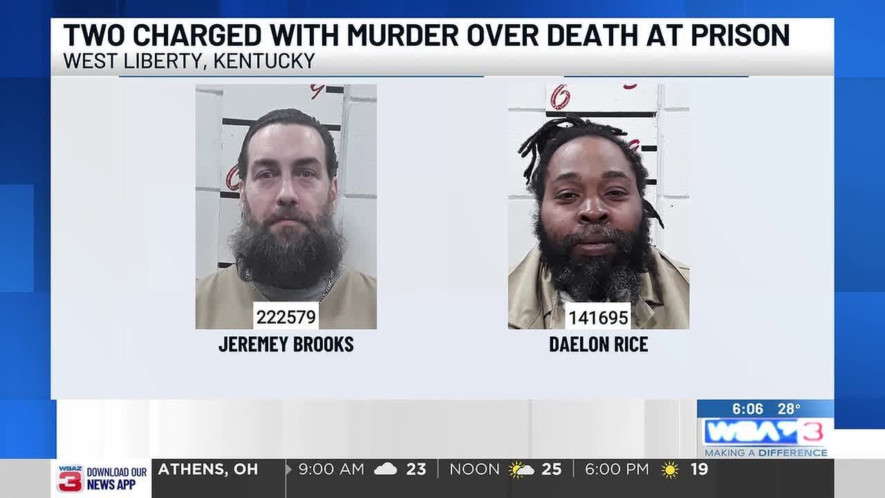 Two charged with murder over death at prison