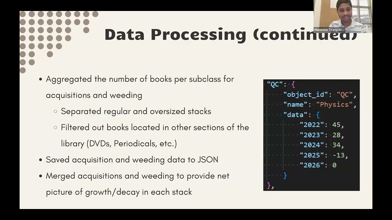 Session 7: Data-Driven Space Planning: Using Python to Analyze Collection Growth Through LC Class..