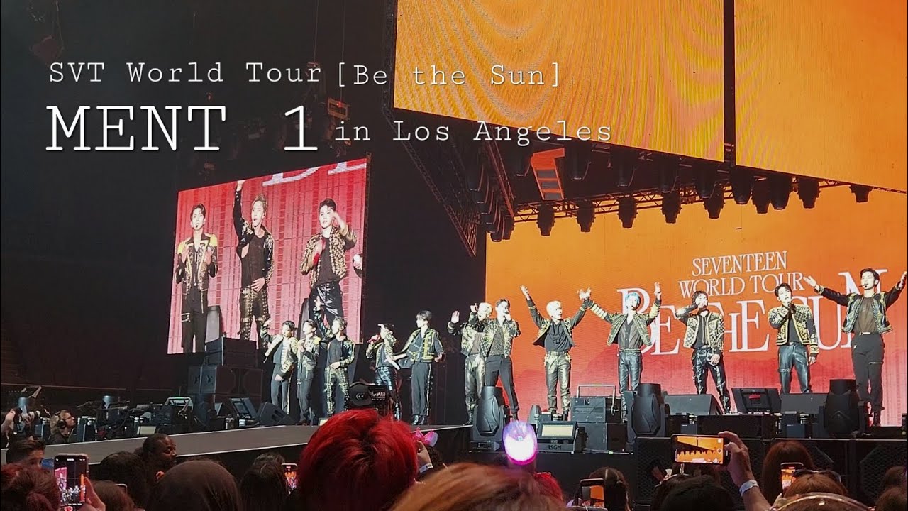 220817 세븐틴 (Seventeen) - 인사 Introductions | Be the Sun in Los Angeles | 비더썬 로스엔젤레스