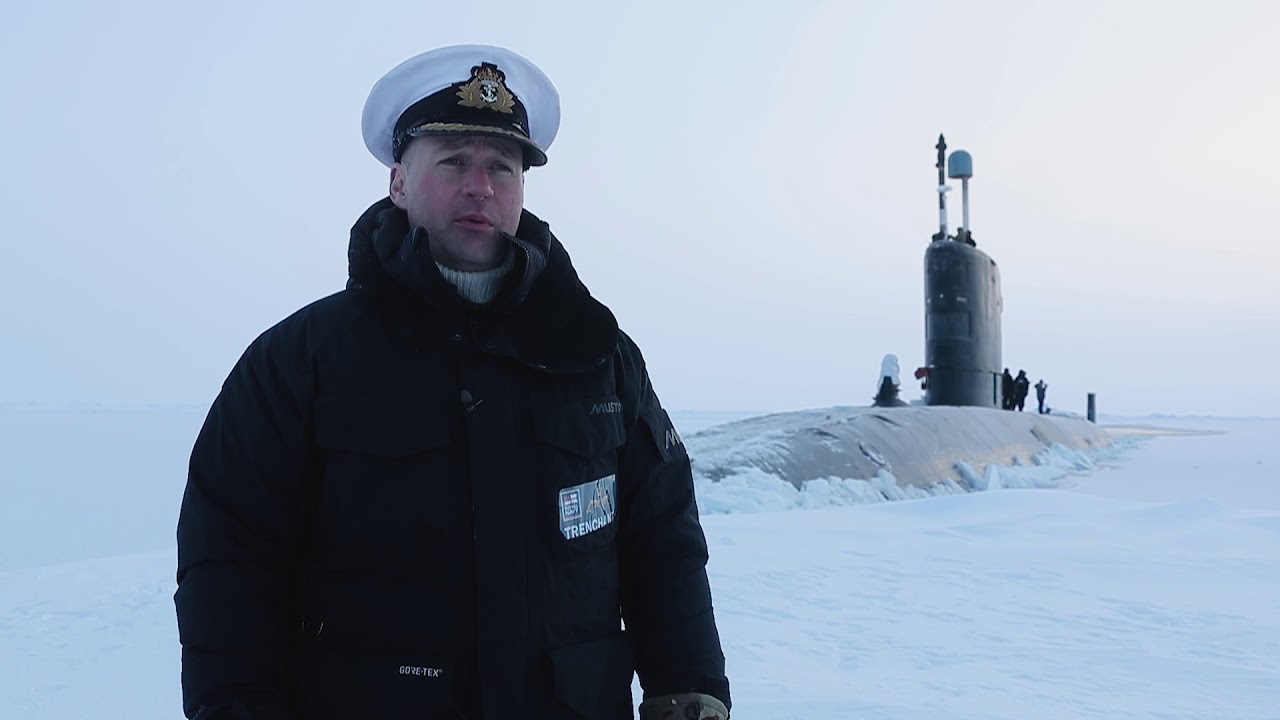 HMS Trenchant at the North Pole - completes ICEX 2018