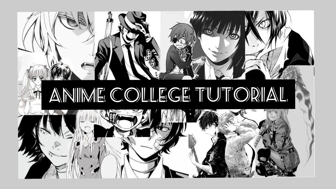 Anime College Tutorial Black And White Youtube Nihon kogakuin in tokyo is one of japan's top animation, manga, design, and computer graphic (cg) vocational colleges. anime college tutorial black and white