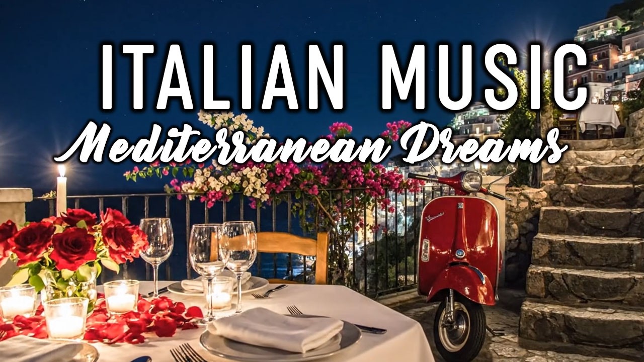 🎶 Italian Vibes & Mediterranean Music 🎶 2+ Hours Scenic Amalfi Coast & Lake Como Relaxation 4K