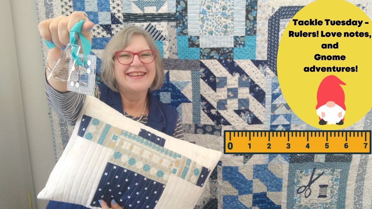 I Love My Quilt Friends mini quilt ruler — The Craft Table