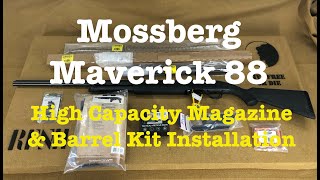 Maverick 88 High Capacity Magazine Tube Installation