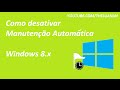 Desativar Manutenção Automatica Windows8.x