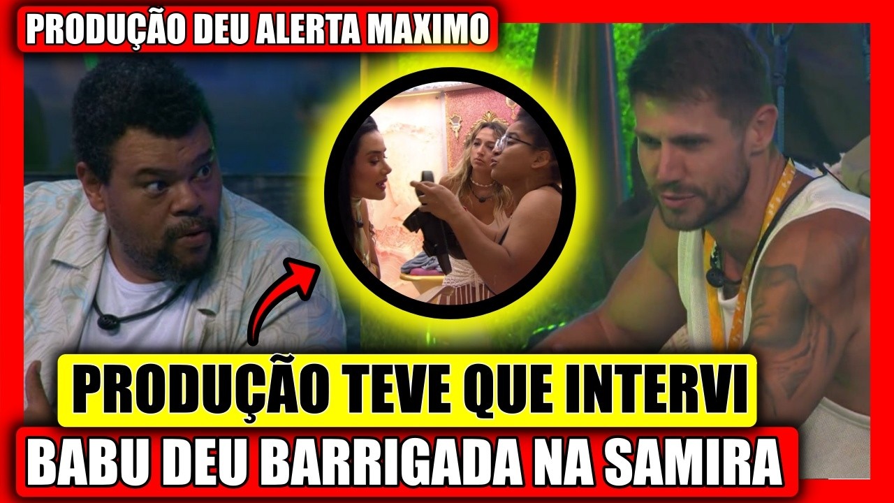 🔥 JOGOU XIXI NA CAMA? SAMIRA APONTAR AGR3SSÃO DO BABU, MILENA PROVACA E JORDANA SURTA, BBB 26