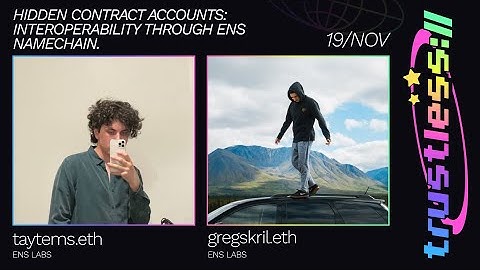 [trustless://interop.landscape] Workshop - Hidden Contract Accounts: Interop through ENS Namechain