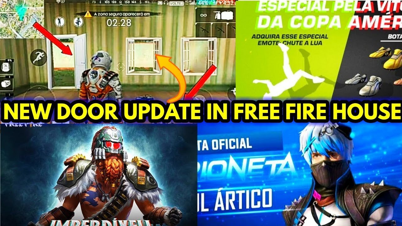 New Door Update In Free Fire House Garena Free Fire 5 New Updates