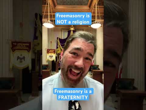 Freemasonry is NOT a religion! 😲😇 #religion #fraternity #mastermason #masonic #reaction