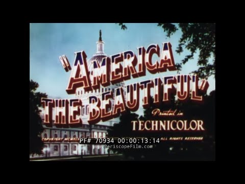 AMERICA THE BEAUTIFUL   1945 WORLD WAR II  PATRIOTIC FILM 70934