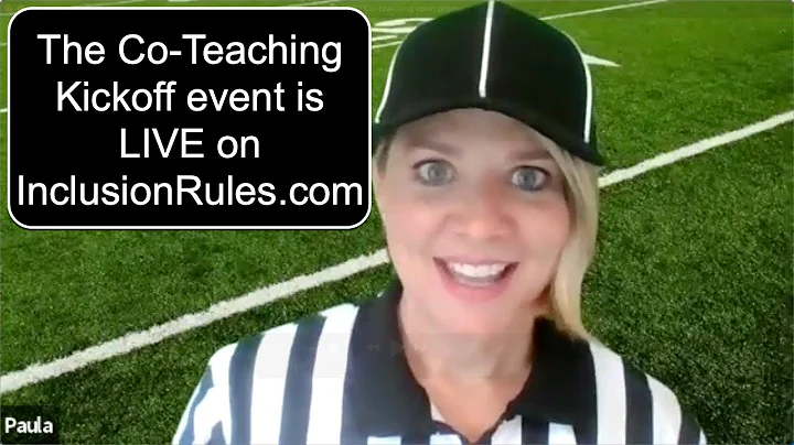 Paula Kluth's 2022 Co-Teaching Kickoff event is li...