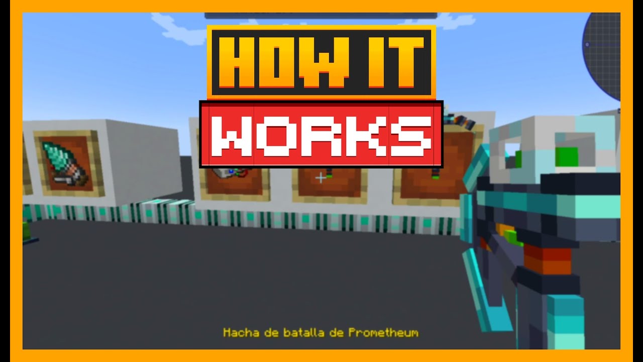 HOW THE PROMETHEUM AXE WORKS IN MINECRAFT WITH ORITECH