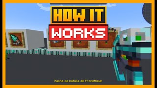 HOW THE PROMETHEUM AXE WORKS IN MINECRAFT WITH ORITECH